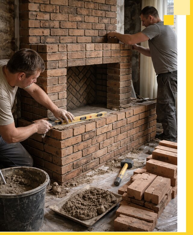 Изготовление и установка кирпичных каминов в Соли-Илецке