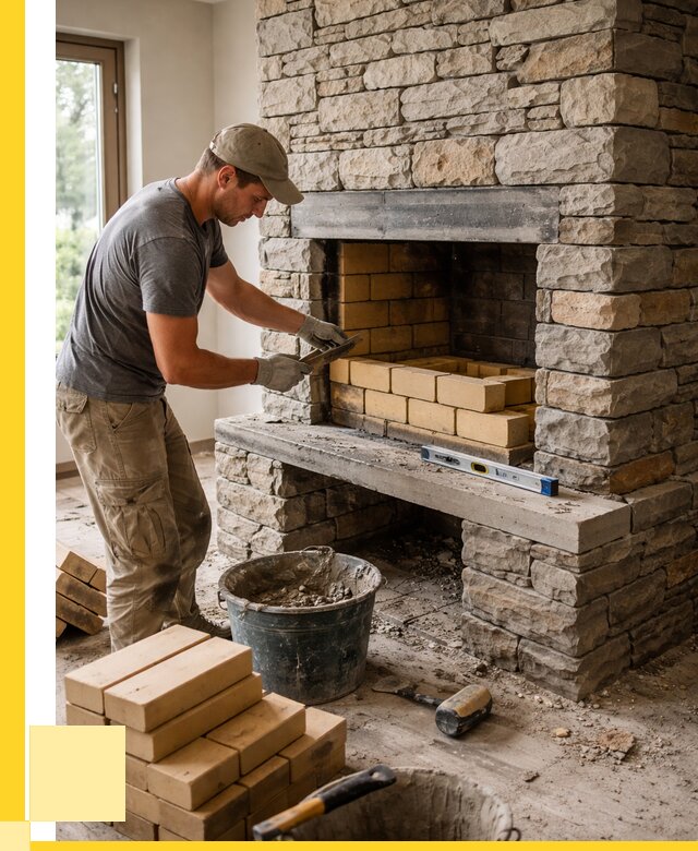 Кладка каминов и камина в Соли-Илецке от 26045 р. ЭриданСои