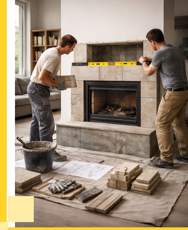 Монтаж каминов и установка в Соли-Илецке от 46881 р. | ЭриданСои