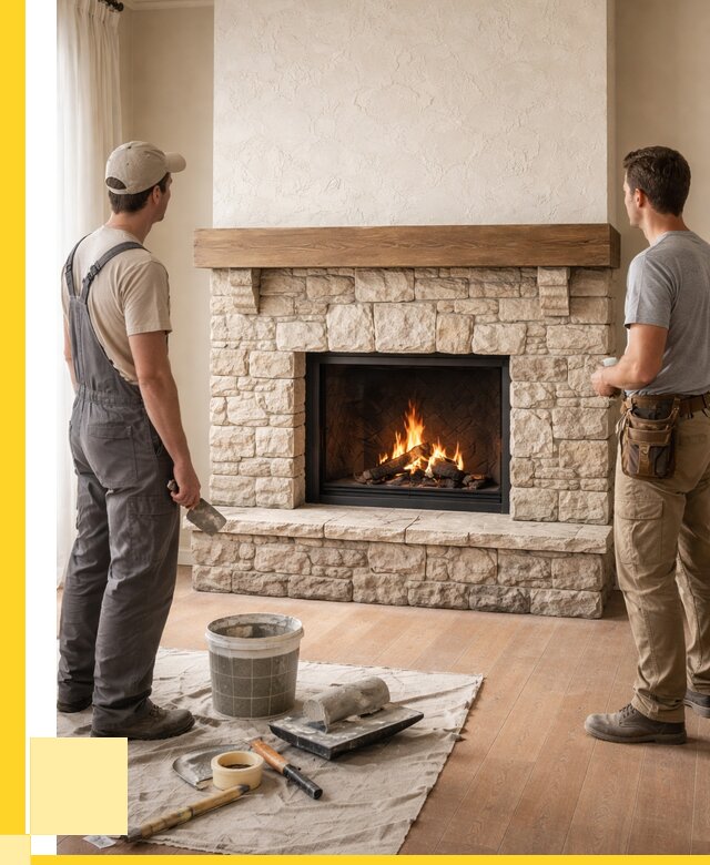 Отделка каминов в Соли-Илецке от 6772 р. под ключ | ЭриданСои