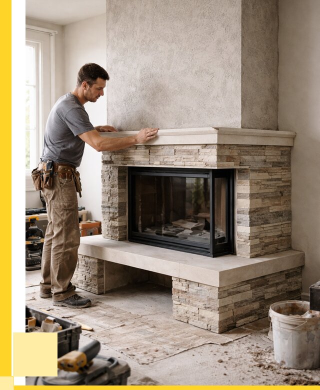 Изготовление каминов под ключ в Соли-Илецке от 156270 р. | ЭриданСои