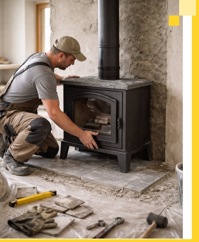 Профессиональный монтаж печей и каминов в Соли-Илецке под ключ