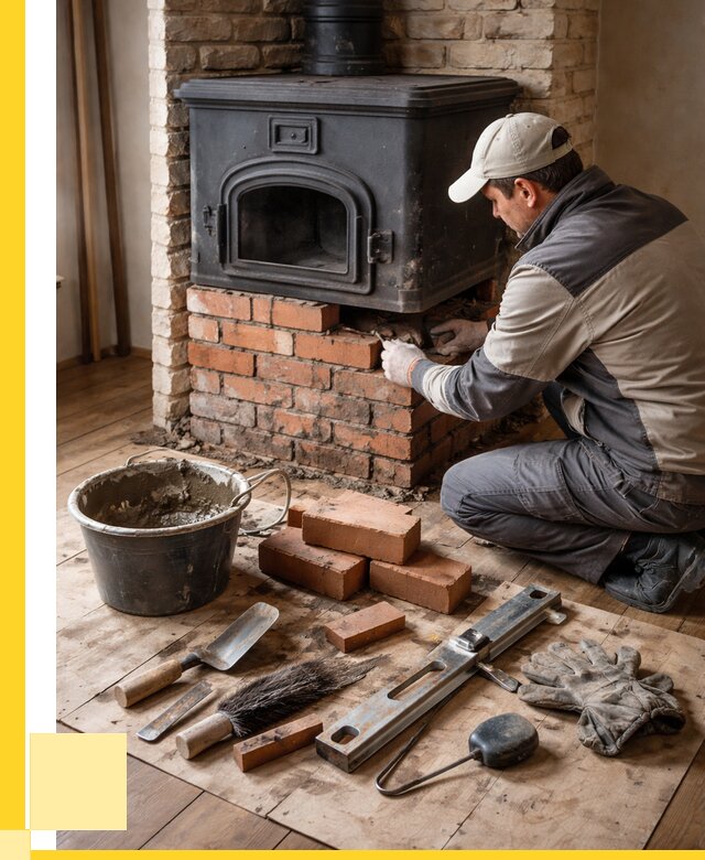 Ремонт печей в Соли-Илецке от 12502 р., услуги печника ЭриданСои
