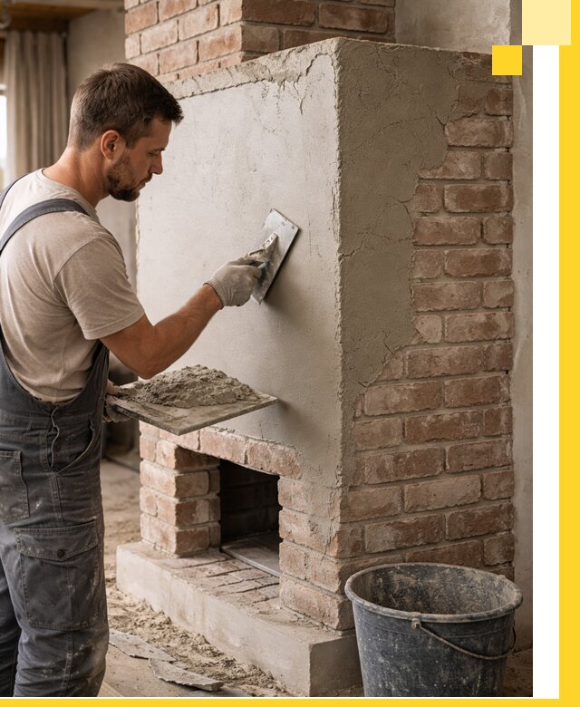 Отделка печей и облицовка каминов в Соли-Илецке под ключ