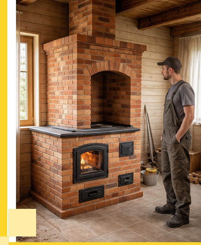 Кирпичные печи в Соли-Илецке: купить от 156270 р. | ЭриданСои