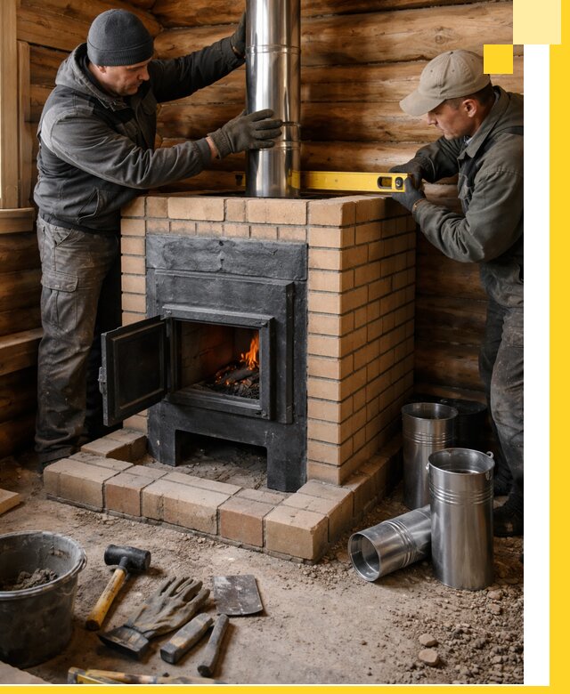 Проектирование, изготовление и установка банных печей в Соли-Илецке