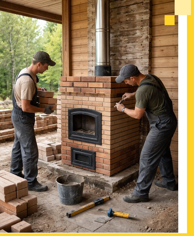 Производство и установка дачных печей под ключ в Соли-Илецке