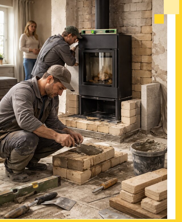 Печи и камины под ключ: проект, установка в Соли-Илецке