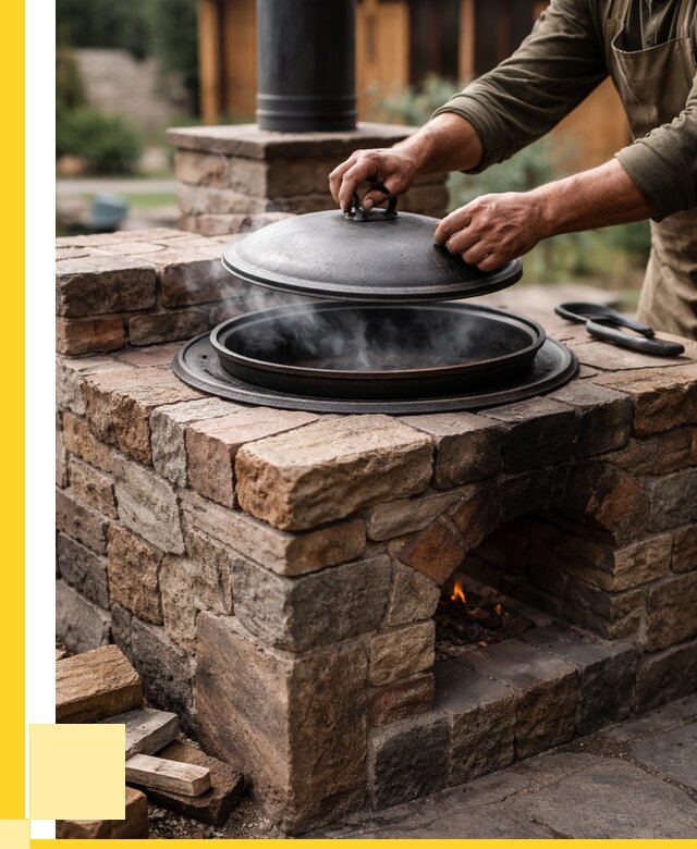 Печи для казана в Соли-Илецке по цене от 18752 р. | ЭриданСои