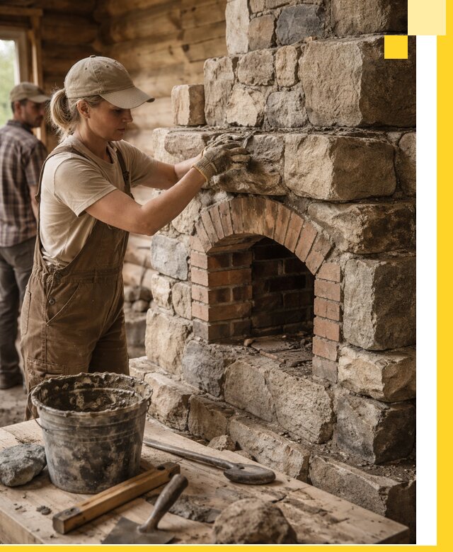 Каменные печи на заказ и монтаж в Соли-Илецке, долговечные решения