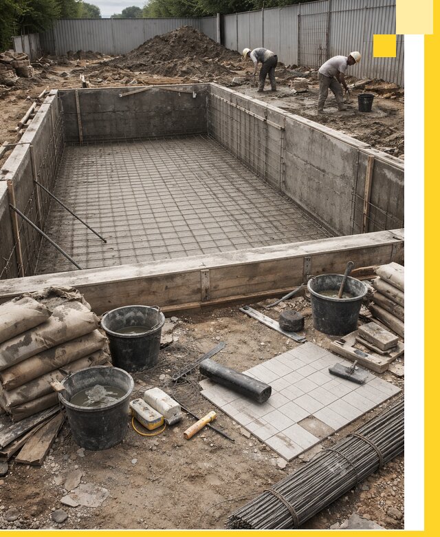 Строительство бассейнов под ключ в Соли-Илецке, дизайн и монтаж