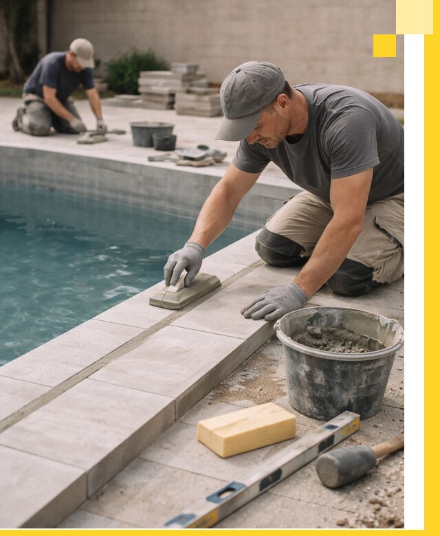 Отделка бассейнов в Соли-Илецке: декоративная отделка и гидроизоляция