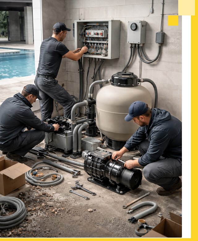 Профессиональный монтаж оборудования для бассейнов в Соли-Илецке