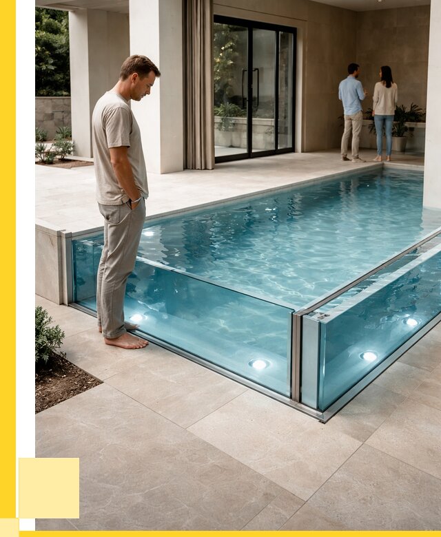 Стеклянные бассейны в Соли-Илецке от 1250160 р. | ЭриданСои — мозаика