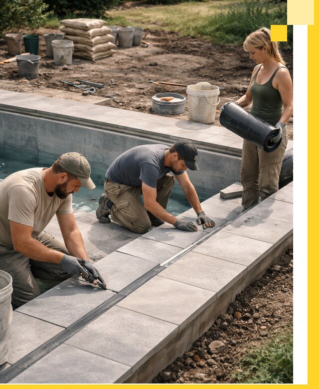 Строительство и монтаж уличных бассейнов под ключ в Соли-Илецке