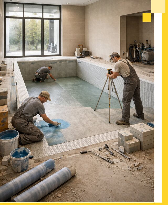 Проект и строительство закрытых бассейнов в Соли-Илецке под ключ