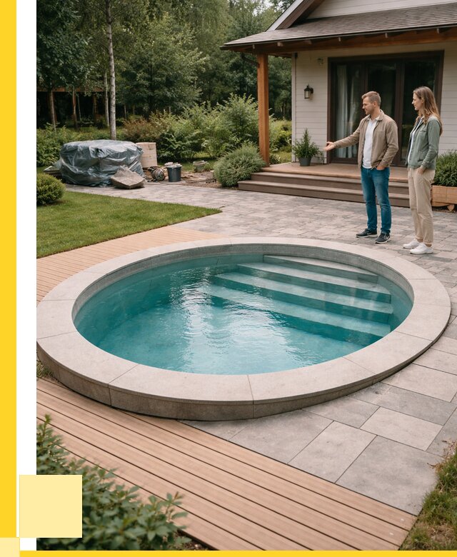 Бассейн на даче под ключ в Соли-Илецке от 208360 р., ЭриданСои