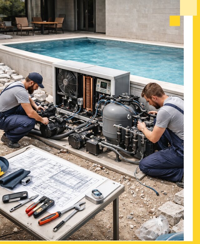 Проектирование и монтаж бассейнов с подогревом в Соли-Илецке