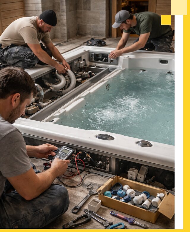 Гидромассажные бассейны под ключ в Соли-Илецке, дизайн и монтаж