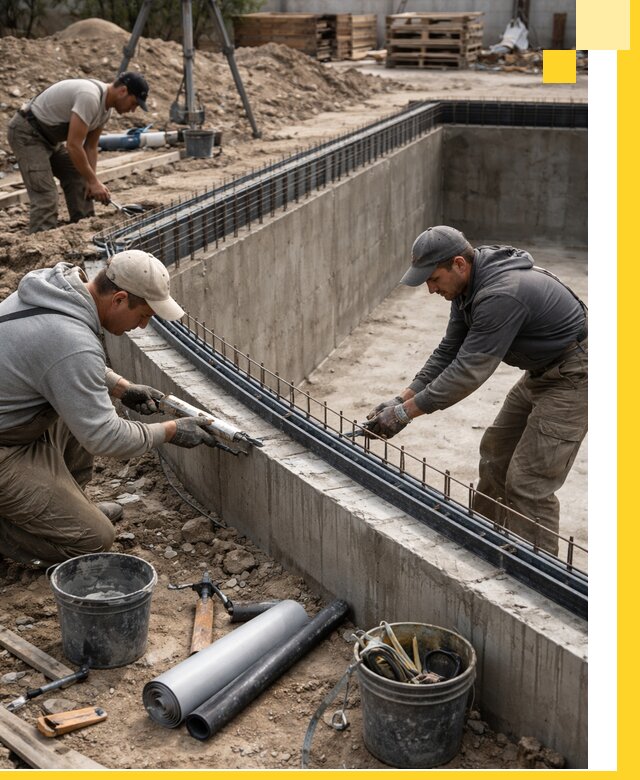 Качественный монтаж чаши бассейна в Соли-Илецке под ключ с гарантией