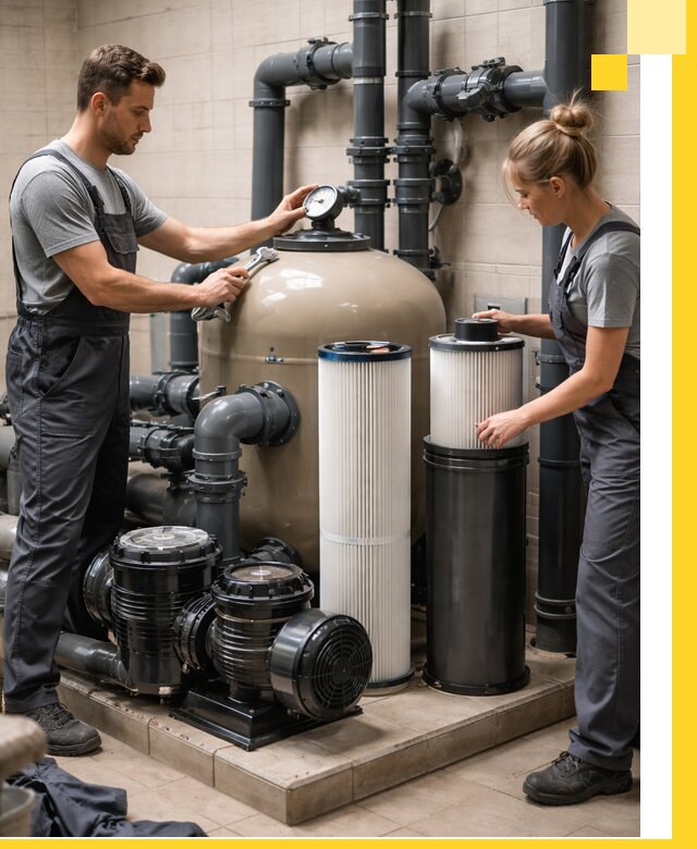 Фильтры и системы фильтрации для бассейнов в Соли-Илецке