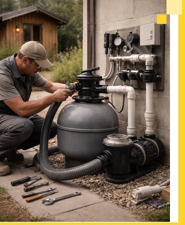 Продажа и монтаж фильтров и насосов для бассейнов в Соли-Илецке