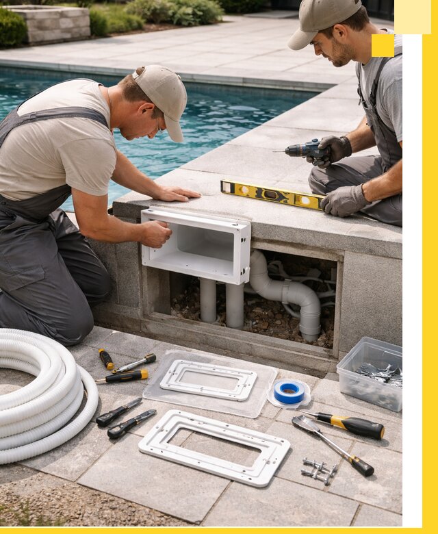 Поставка и установка скиммеров для бассейнов в Соли-Илецке