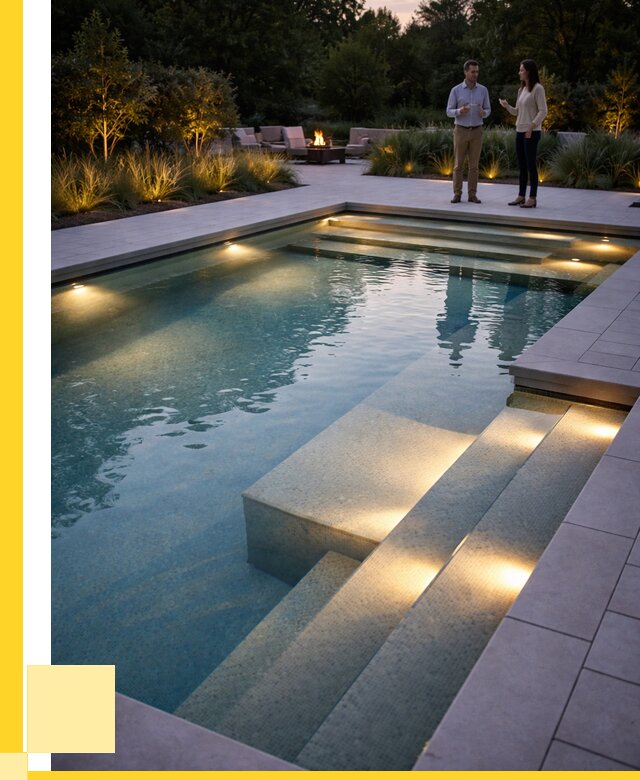 Освещение бассейнов в Соли-Илецке под ключ от 26045 р. | ЭриданСои