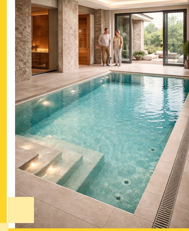 Бассейн во дворе в Соли-Илецке: проект, отделка от 1250160 р. | ЭриданСои