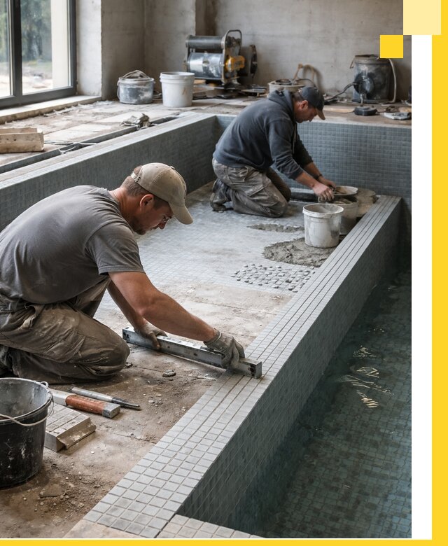 Строительство бассейна в частном доме в Соли-Илецке под ключ