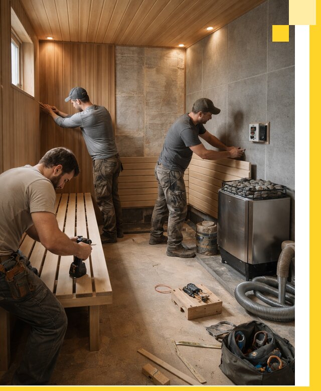 Сауны под ключ в Соли-Илецке, проектирование, строительство, отделка