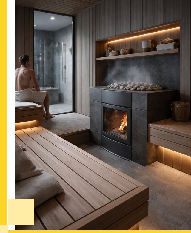 Проект сауны в частном доме в Соли-Илецке от 36463 р. | ЭриданСои