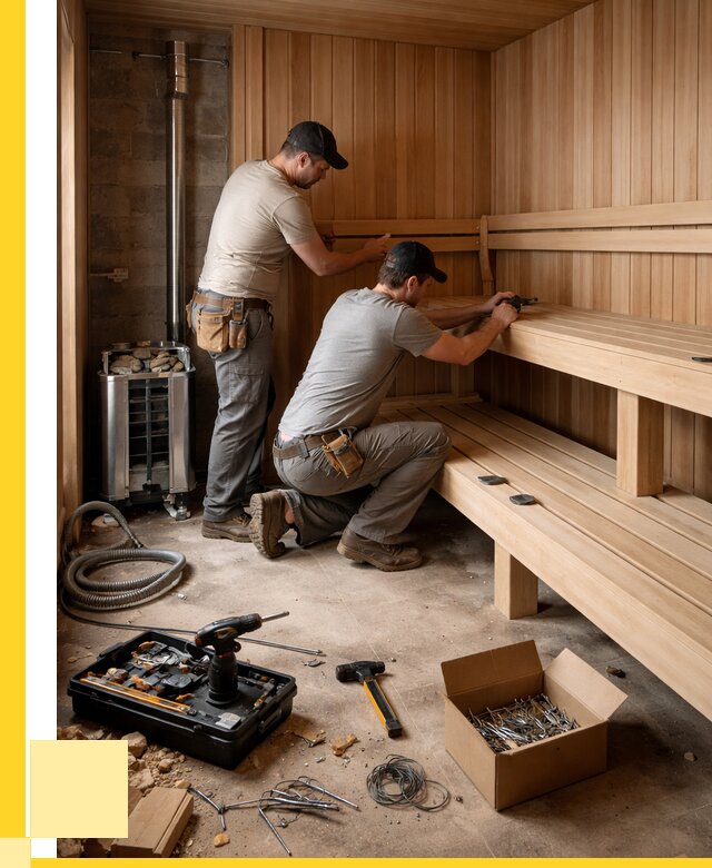 Монтаж саун под ключ в Соли-Илецке от 125016 р. | ЭриданСои