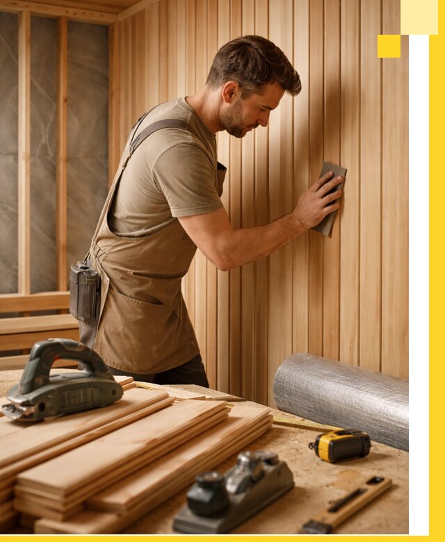 Профессиональная отделка саун и парных под ключ в Соли-Илецке