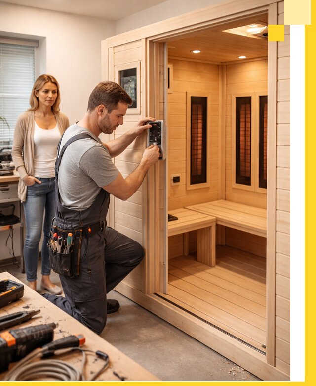 Инфракрасные сауны под ключ в Соли-Илецке продажа и установка