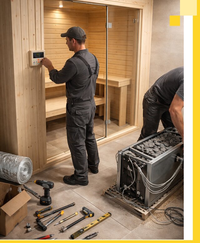 Поставка, установка и монтаж электрических саун в Соли-Илецке