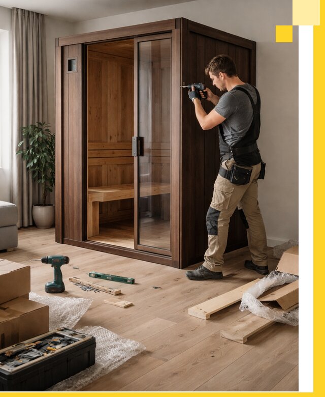 Установка и производство мини саун под ключ в Соли-Илецке