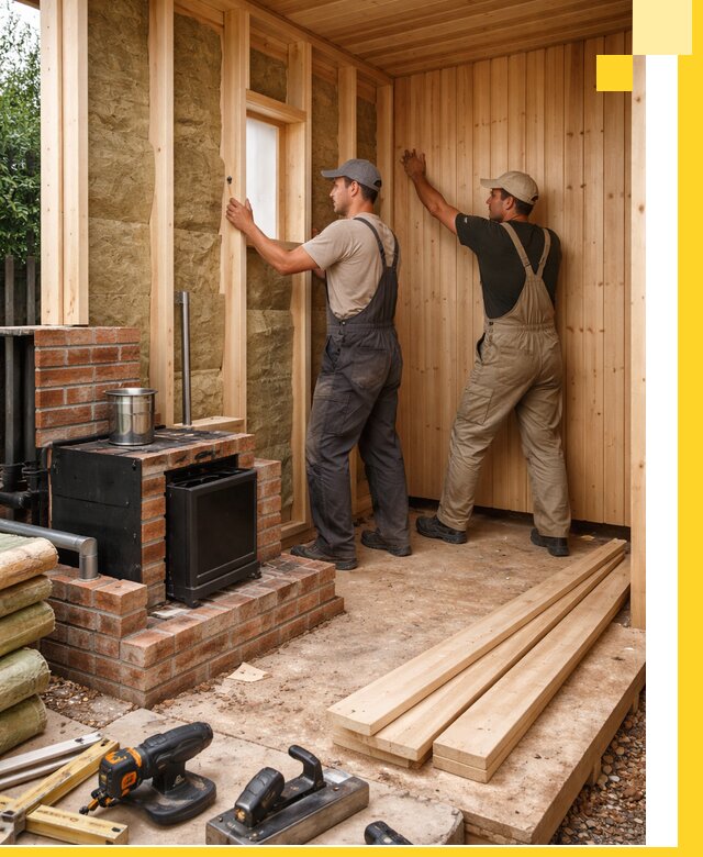 Строительство и установка дачных саун под ключ в Соли-Илецке