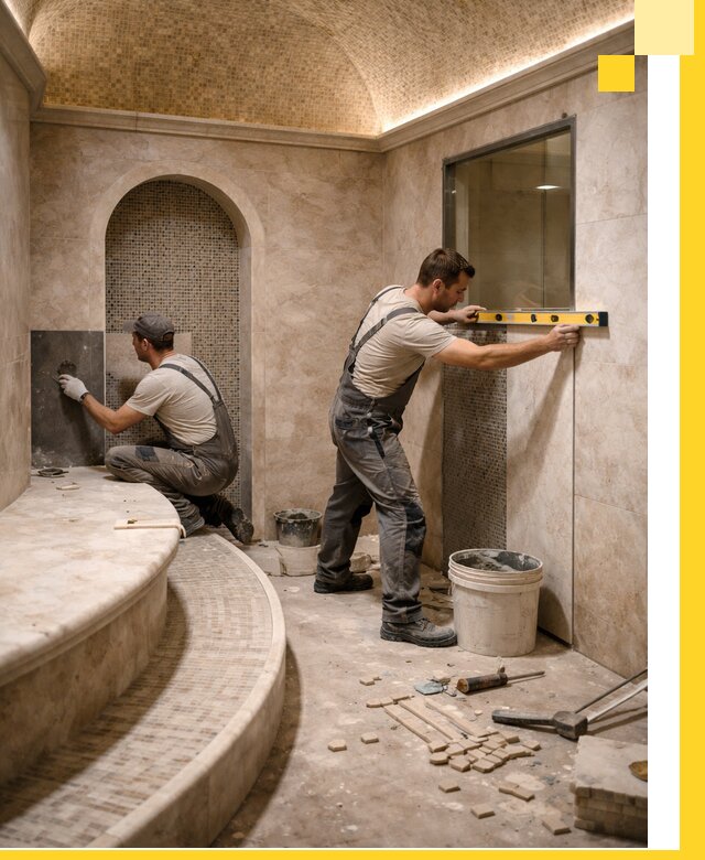 Проектирование и строительство саун с хамамом под ключ в Соли-Илецке