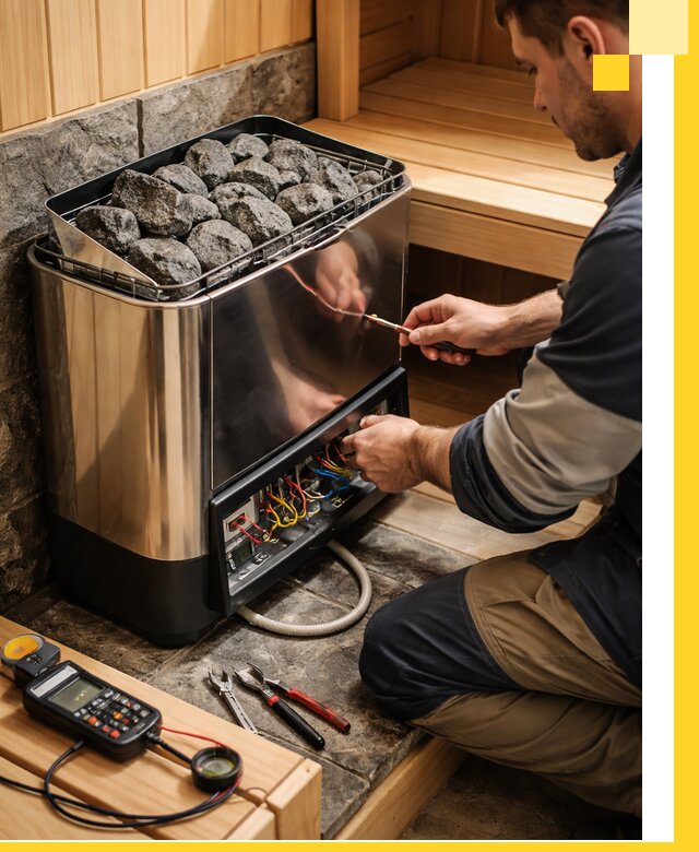 Продажа и установка электрокаменок для саун в Соли-Илецке