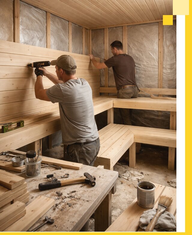 Профессиональная отделка бань и саун под ключ в Соли-Илецке