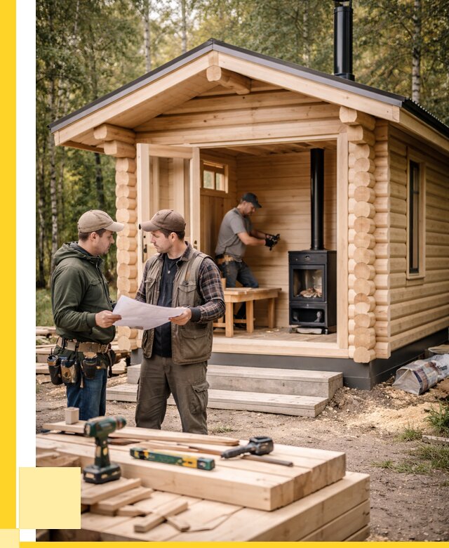 Монтаж бань под ключ в Соли-Илецке — от 208360 р. | ЭриданСои