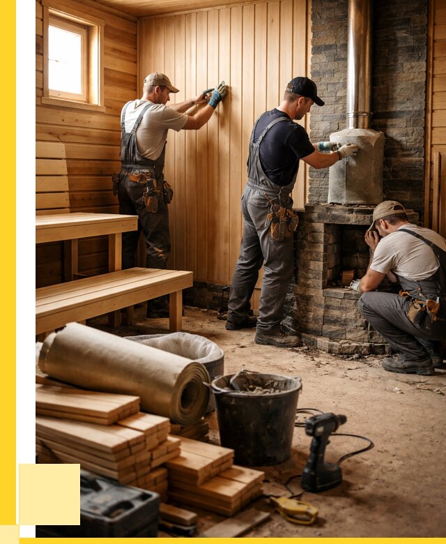 Ремонт бань под ключ в Соли-Илецке от 46881 р. | ЭриданСои