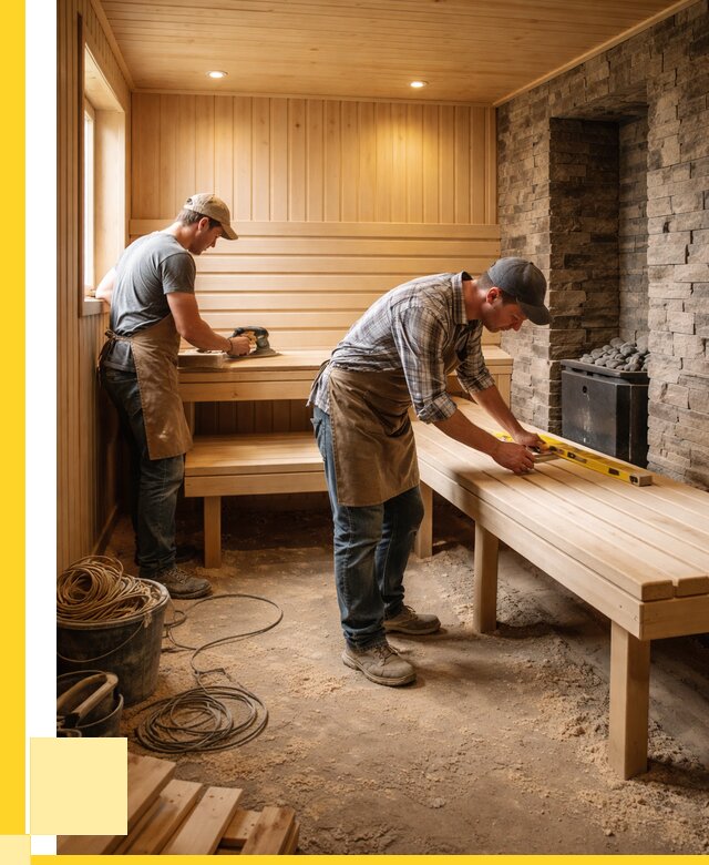 Отделка бани в Соли-Илецке: внутренняя отделка от 3125 р. | ЭриданСои