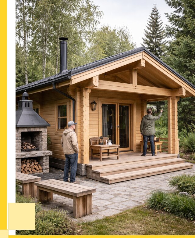 Деревянные бани под ключ в Соли-Илецке от 468810 р. | ЭриданСои