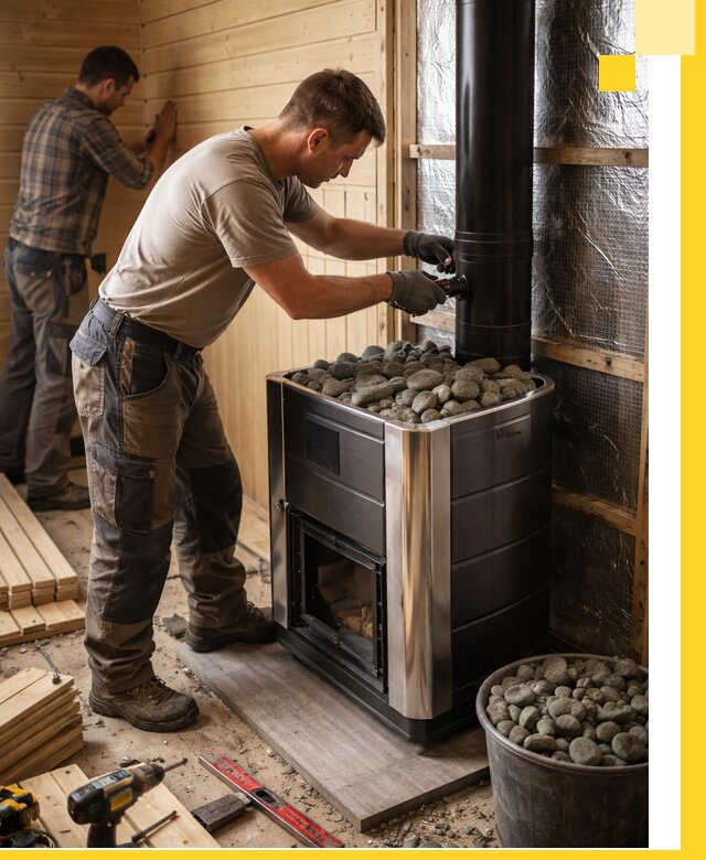 Проектирование и строительство парилок для бани в Соли-Илецке под ключ