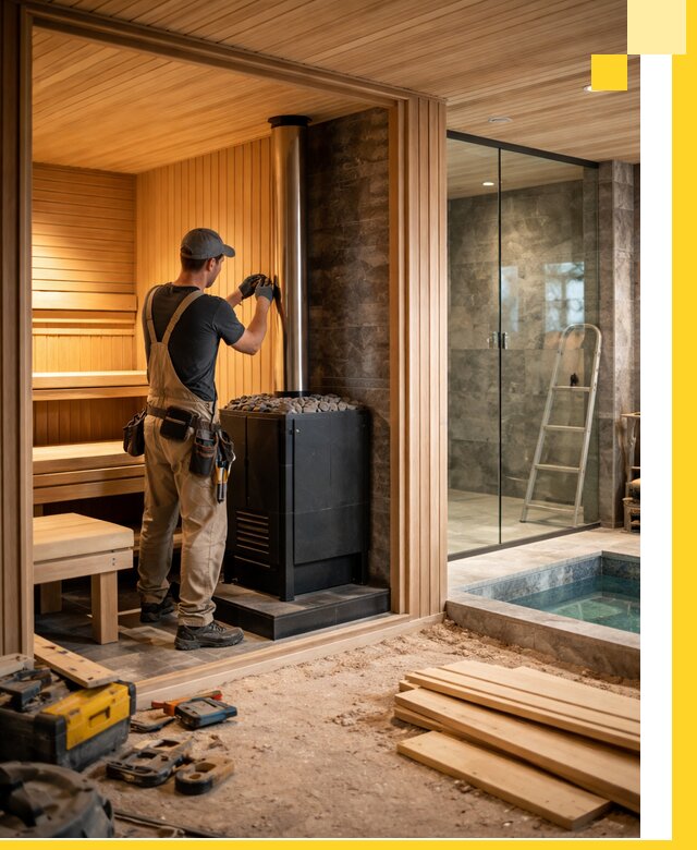 Полное строительство банных комплексов под ключ в Соли-Илецке