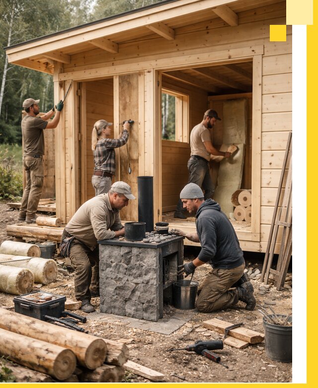 Купить баню под ключ в Соли-Илецке строительство монтаж отделка