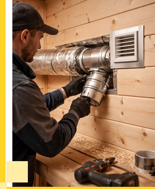 Монтаж вентиляции бани в Соли-Илецке от 12502 р. | ЭриданСои