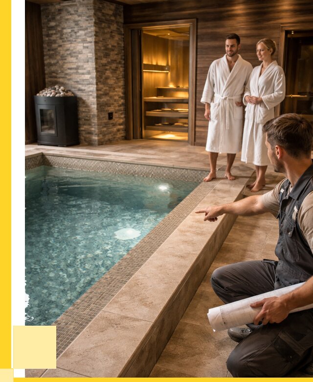 Проект бани с бассейном под ключ в Соли-Илецке от 67717 р. | ЭриданСои